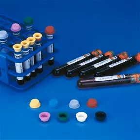 Fisher Scientific Fisherbrand Sav-It Tube Closure Elastomer Copolymer Plug Cap Red 16 mm For 16 mm Tubes NonSterile - M-411265-1460 | Pack of 1000