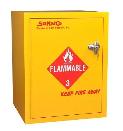 Fisher Scientific Flammable Safety Cabinet Bench Mounted Plywood 2 Keyed / With Metal Lock - M-1041331-2987 | Each
