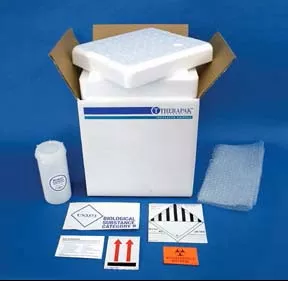 Fisher Scientific Frozen / Refrigerated Specimen Transport System Therapak Frozen Biological Substance Category B Shipping Systems 18-Tube Capacity - M-677774-3507 | Case of 2