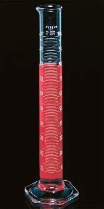 Fisher Scientific Graduated Cylinder Double-Scale Pyrex Borosilicate Glass 25 mL - M-551847-2480 | Each