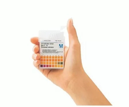 Fisher Scientific pH Indicator Strip EMD Millipore MColorpHast 10 Graduations, 10° to 25°C Storage Requirements, 4 to 7 pH Range, Special Type - M-895322-4802 | Box of 600