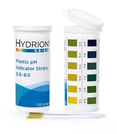 Fisher Scientific pH Test Strip Hydrion 5.5 to 8.0 - M-1048456-3399 | Each