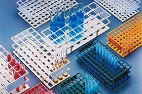 Fisher Scientific Test Tube Rack Nalgene Unwire 72 Place 16 mm Tube SIze Blue 70 X 127 X 248 mm - M-359403-2827 | Each