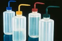 Fisher Scientific Wash Bottle Nalgene 16 oz., Blue, Translucent, Low-Density Polyethylene, Polypropylene Screw Closure, Leak Proof - M-494380-4544 | Pack of 6