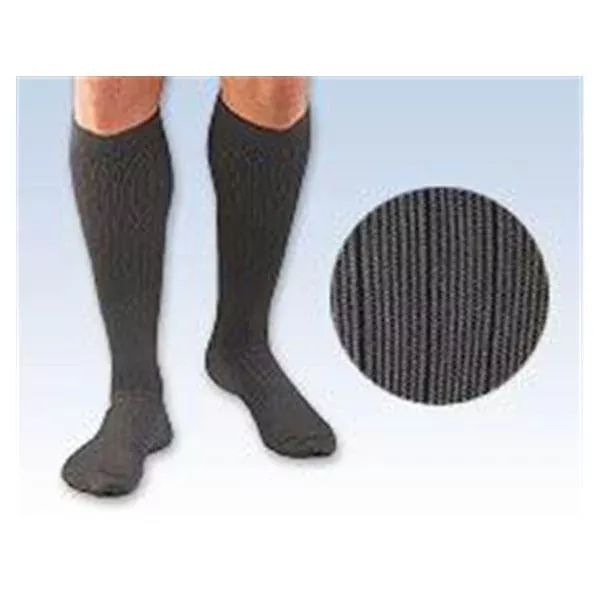 Fla OrthopedicsDrs Sck Cmprsn Actv Kn Hi/Fl Cf Cls Toe XL M M>12.5 Pnstrp Gry Ea