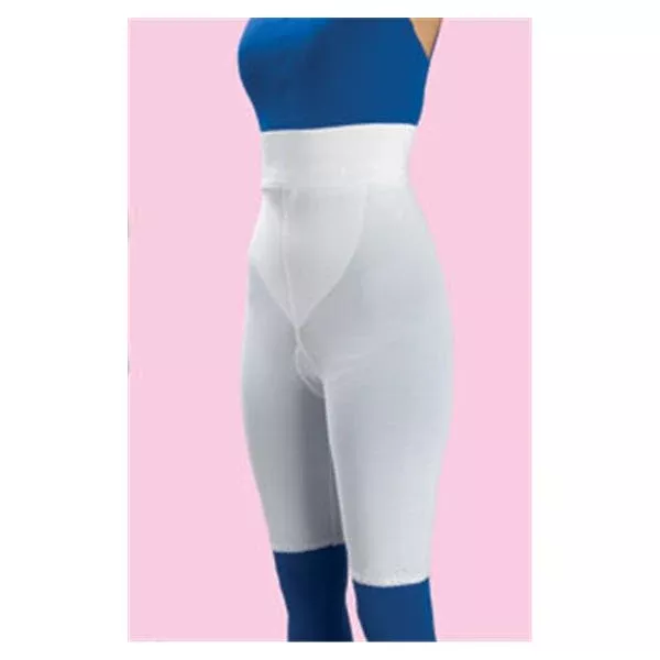 Frank StubbsGirdle Compression Above Knee/High Waist Large White Ea (F020795)