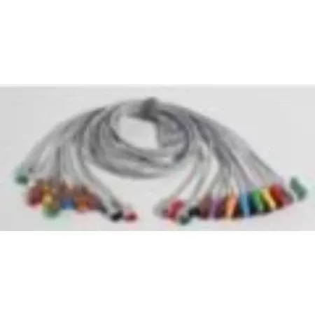 GE Healthcare ECG Leadwire Base 10 Grabber AHA For use with ECG monitors - M-1123480-2156 | Each