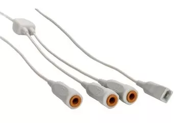 GE Healthcare Temperature Cable 400 Series Single, 0.5mL/1.7 Foot For use With Temperature Probe - M-1115358-1382 | Each