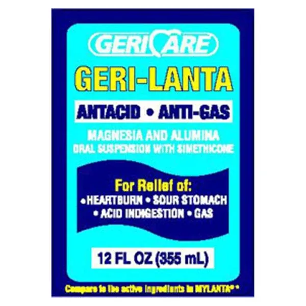 Geri-Care Pharmaceuticals Geri-Lanta Antiacid/Antigas Liquid Bottle 12oz/Bt