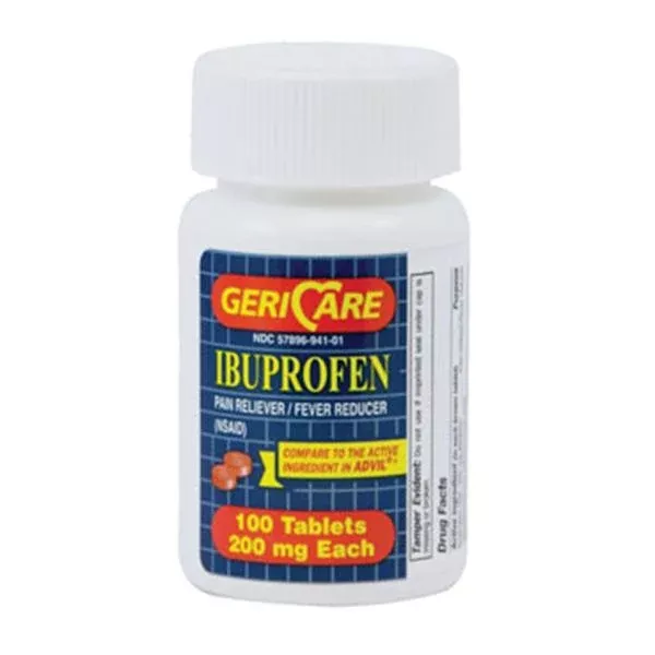 Geri-Care Pharmaceuticals Ibuprofen 200mg Tablets 100/Bt