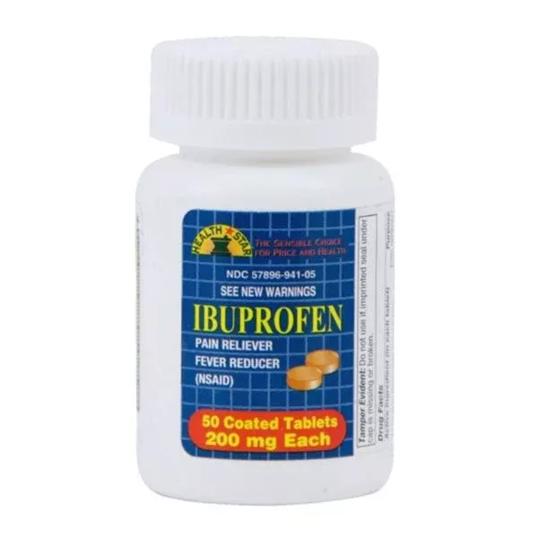 Geri-Care Pharmaceuticals Ibuprofen 200mg Tablets Bottle 50/Bt