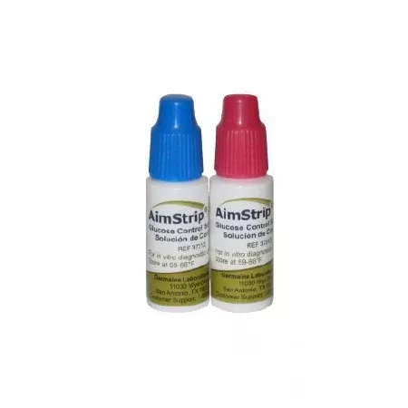 Germaine Laboratories Inc Control AimStrip Blood Glucose 2 X 2 mL - M-1029176-4356 | Box of 1