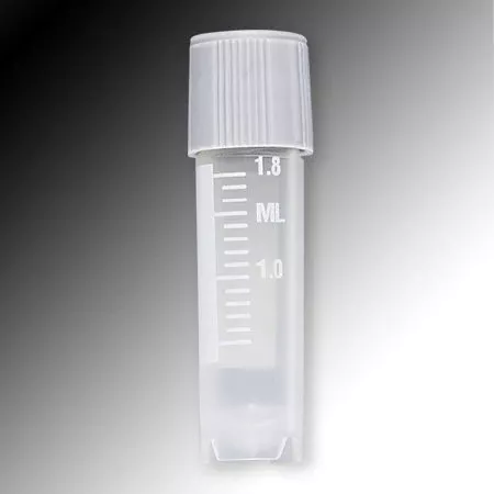 Globe Scientific Storage and Transport Tube Round Bottom, Skirted Plain 12.3 X 47.2 mm 2 mL Without Color Coding Without Closure Polypropylene Tube - M-934854-1380 | Case of 1000