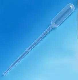 Globe Scientific Transfer Pipette 5 mL 0.5 mL Graduation Increments NonSterile - M-771004-1327 | Box of 500
