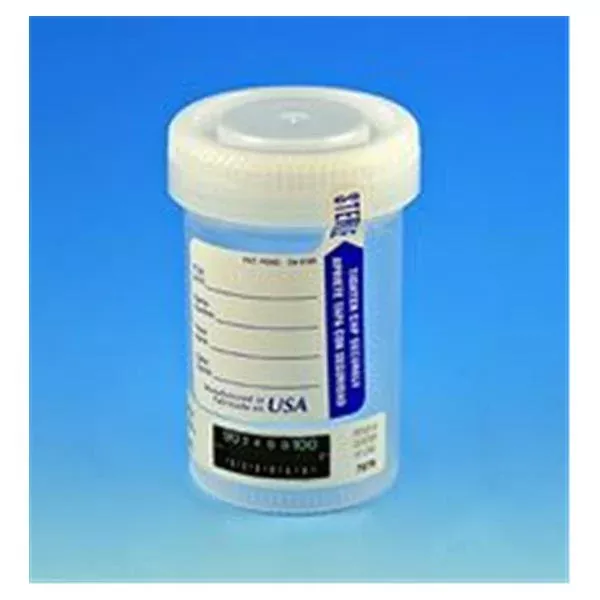 Globe ScientificDrug Test Container 90mL Silicone Sterile 300/Ca
