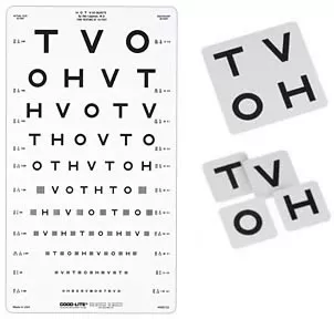 Good-Lite Eye Chart 10 Foot Measurement Acuity Test - M-690765-3058 | Each