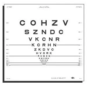 Good-Lite Eye Chart Good-Lite 10 Foot Measurement Acuity Test - M-1057038-4420 | Each