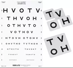 Good-Lite Eye Chart Good-Lite 10 Foot Measurement Acuity Test - M-544282-3585 | Each