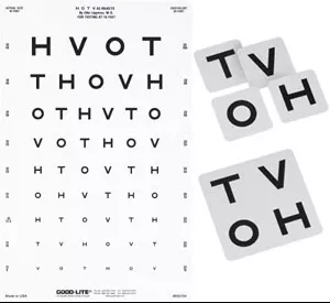 Good-Lite Eye Chart Good-Lite 10 Foot Measurement Acuity Test - M-661390-2096 | Each