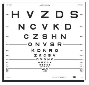 Good-Lite Eye Chart Good-Lite 10 Foot Measurement Acuity Test - M-692096-2639 | Each