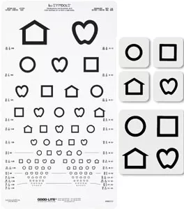 Good-Lite Eye Chart Good-Lite 10 Foot Measurement Acuity Test - M-764342-1846 | Each