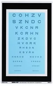 Good-Lite Eye Chart Good-Lite 10 Foot Measurement Acuity Test - M-881841-4757 | Each