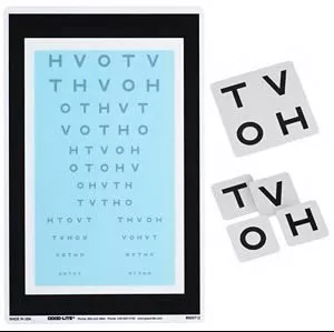Good-Lite Eye Chart Good-Lite 10 Foot Measurement Acuity Test - M-881870-2592 | Each