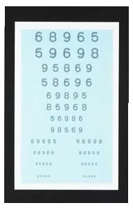 Good-Lite Eye Chart Good-Lite 10 Foot Measurement Acuity Test - M-881872-4578 | Each