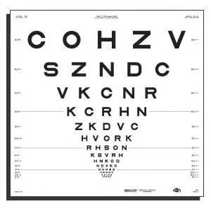 Good-Lite Eye Chart Good-Lite 13 Foot Measurement Acuity Test - M-824857-2758 | Each