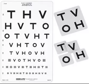 Good-Lite Eye Chart Good-Lite 20 Foot Measurement Acuity Test - M-515944-2225 | Each