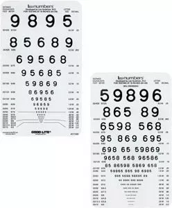 Good-Lite Eye Chart Lea Numbers 16 Inch Measurement Acuity Test - M-935367-4500 | Each