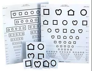 Good-Lite Eye Chart Lea Symbols 10 Foot Measurement Acuity Test - M-652208-4705 | Each