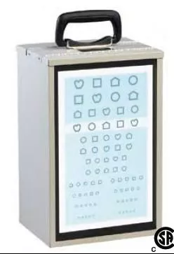 Good-Lite Illuminated Eye Test Cabinet Insta-Line Quantum Table / Wall Mount Translucent Plastic - M-698813-2471 | Each