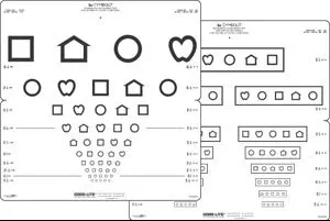 Good-Lite Preschool Eye Test Chart Good-Lite 10 Foot Measurement Acuity Test - M-797120-2685 | Each