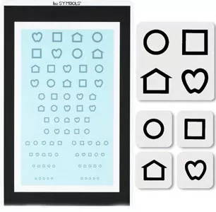 Good-Lite Preschool Eye Test Chart Good-Lite Acuity Test - M-881871-1352 | Each