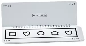 Good-Lite Preschool Eye Test Chart Lea Symbols 10 Foot Measurement Acuity Test - M-711666-2833 | Each