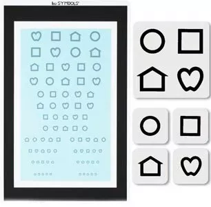 Good-Lite Preschool Vision Screening Good-Lite 10 Foot Measurement Acuity Test - M-531808-2322 | Each