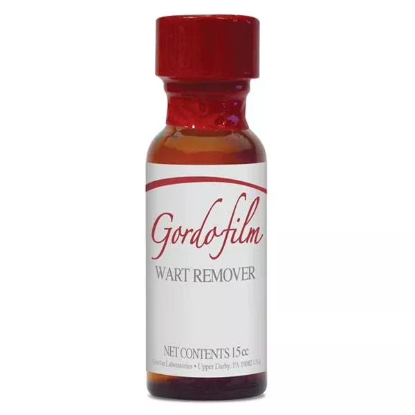 Gordon Laboratories Gordofilm Wart Remover 15mL Brush Applicator Bottle Ea