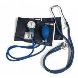 Graham-Field Aneroid Sphygmomanometer Combo Kit For Nurses and Students Size Large Nylon Cuff 22 Inch Stethoscope Tube Sprague Rappaport Stethoscope - M-993682-3754 | Each