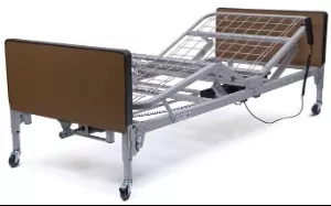 Graham-Field Electric Bed Full 87 Inch Length Sleep Deck 9-1/2 to 20 Inch (Casters in Low Position), 13 to 23-1/2 Inch (Casters in Standard Position) Height Range - M-777178-1836 | Each
