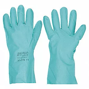 Grainger Gloves Chemical Resistant PF Nitrile Latex-Free 13 in 6 Green PR