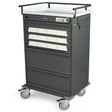 Harloff CART, MEDICATION BIN W/ELEC PUSH LOCK & KEYLOCK OVERRIDE - M-1184909-3011 | Each