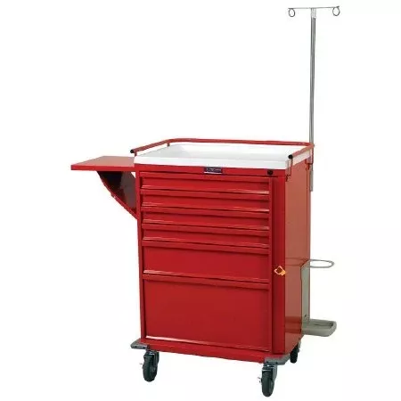 Harloff Crash Cart Red - M-798807-1464 | Each
