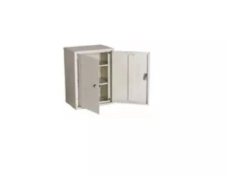 Harloff Narcotic Cabinet Wall Mount Stainless Steel Adjustable Shelves Double Tubular Lock - M-669208-1222 | Each