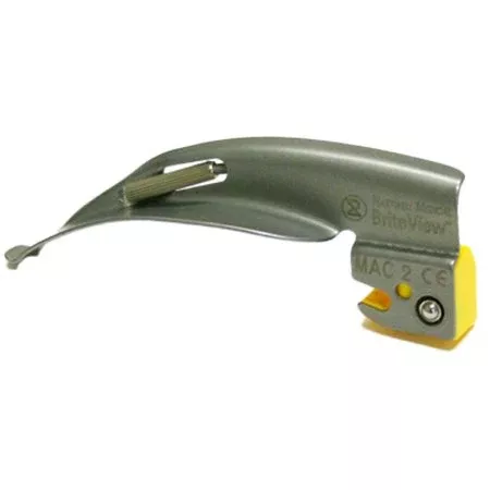 Hartwell Medical Laryngoscope Blade BriteView Macintosh Size 2 Child - M-1168991-1060 | Box of 10