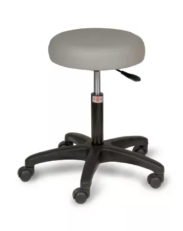 Hausmann Industries Exam Stool Backless Pneumatic Height Adjustment 5 Casters Slate Blue - M-493044-2986 | Each