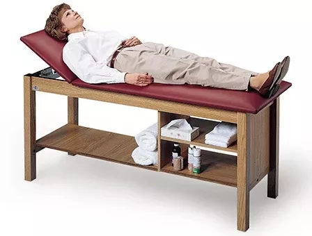 Hausmann Industries H-Brace Treatment Table 4041 Series Fixed Height 400 lbs. Weight Capacity - M-1037831-2890 | Each