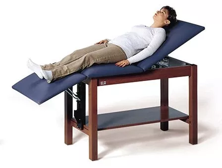 Hausmann Industries H-Brace Treatment Table 4124 Series Fixed Height 350 lbs. Weight Capacity - M-1044926-3203 | Each