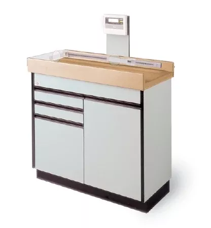 Hausmann Industries Pediatric Exam Table with Scale 4945 Series Fixed Height 40 lbs. Weight Capacity - M-697584-1051 | Each