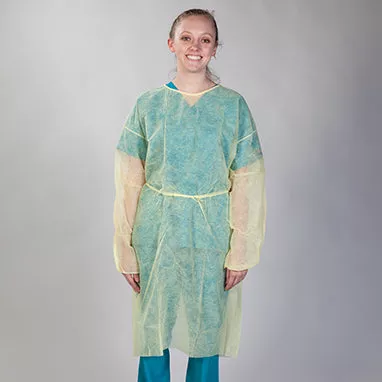 Health Care Logistics Gown Isolation 5/Pk